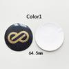 4pcs/lot 45mm 56mm 65mm Car Wheel Center Hub Cap Badge Stickers