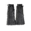 Knitted Winter Leg Warmers Y2K Plush Leg Coverings Soft Furry Leg Warmers  Accessories