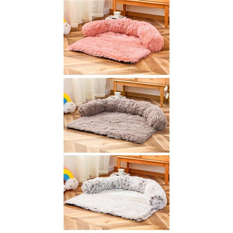 Съемная и моющаяся кровать для собак, удобный коврик для сна зимой