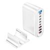 600W Desktop Charging Station with LED Display PD140W 8 Port Charging Station for Laptop Phone Tablet Device