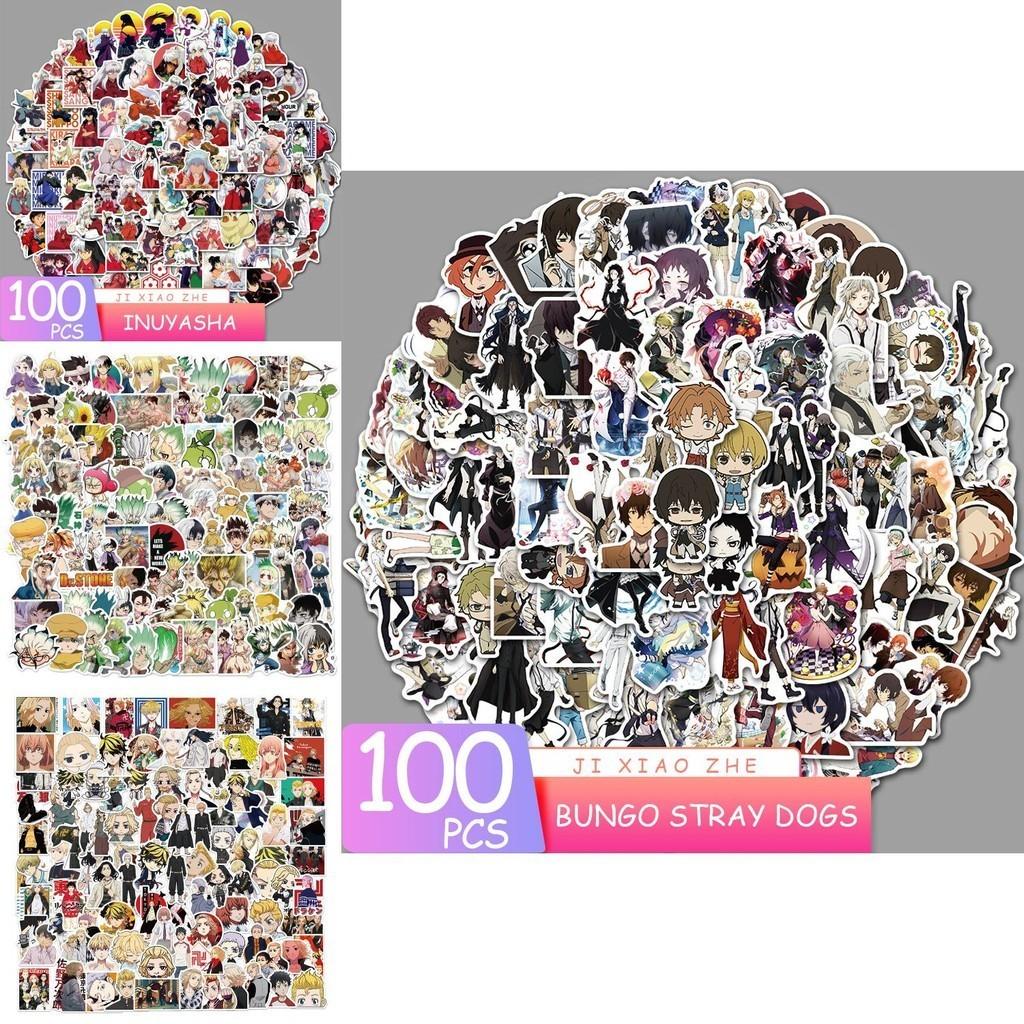 100 штук японских аниме-стикеров с граффити Hunter X Hunter Haikyuu Demon Slayer И многое другое!