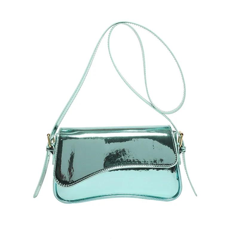 Горячая продажа ТПУ молния однотонная универсальная сумка через плечо легкая роскошная эстетичная сумка через плечо мягкая простая модная сумка