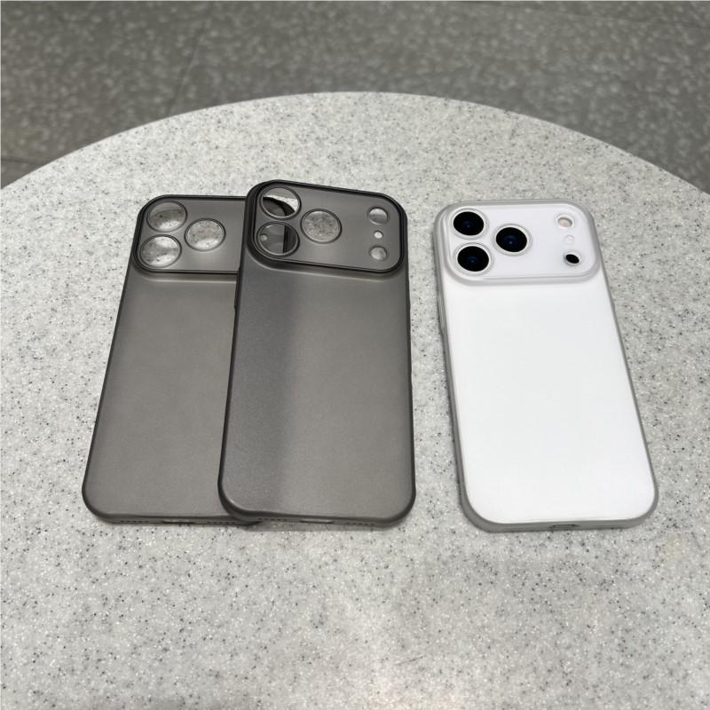 Luxury Ultra Thin 0.3MM PP Case for iPhone 17 Air 16 15 14 Plus 13 12  Pro Max Hard Clear Translucent Camera Protection Cover