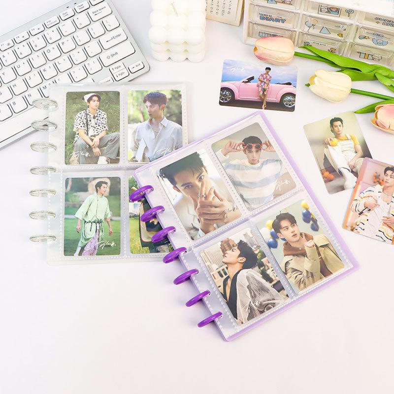 3-inch Polaroid Mushroom Loose-Leaf Album: Four-Grid Idol Card Collection