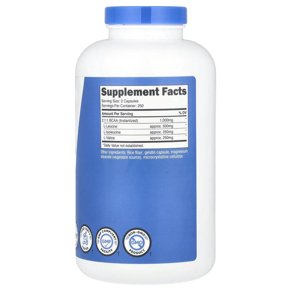 Bcaa, 500 капсул (500 мг на капсулу)
