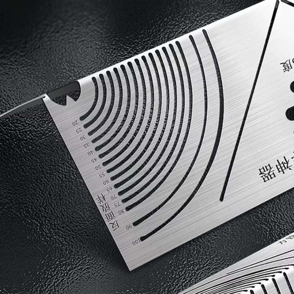 Multifunctional Arc Marking Ruler Circular Line Drawing Metalworking Cutting Guide