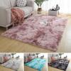 Fluffy Tie-Dye Rug Modern Super Soft Colorful Long Plush Machine Washable Non-slip Living Room Bedroom Kids Room Floor Shaggy Area Carpet