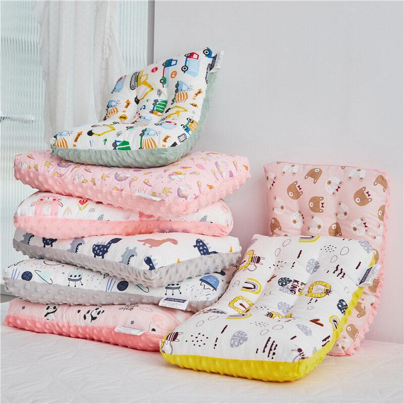 Soft Gauze Baby Pillow Comfortable Doudou Velvet Pillow For Newborns Baby Sleep Headrest Breathable Infant Kids Pillow