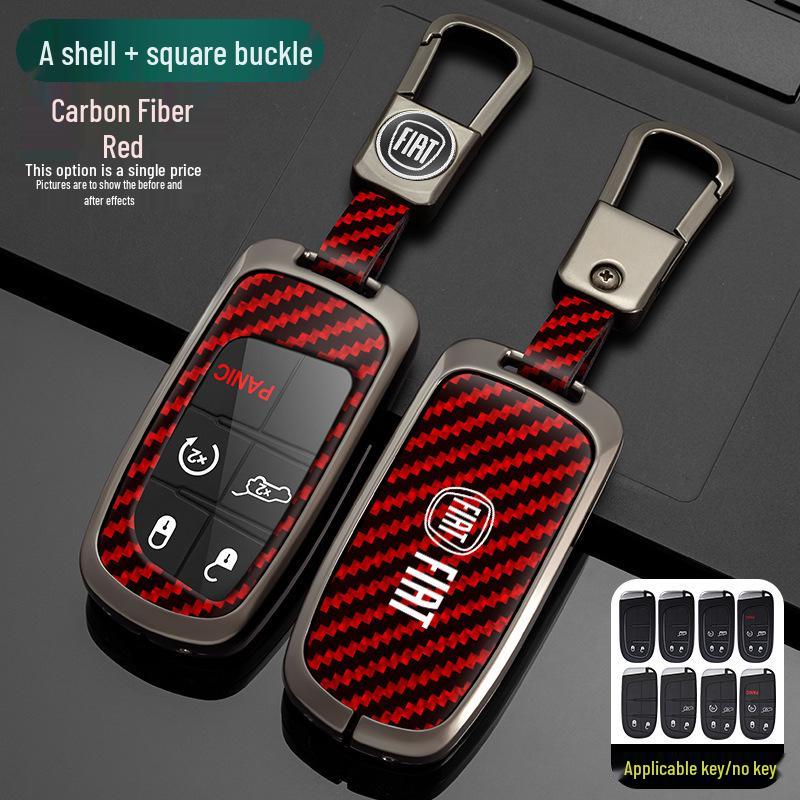 Чехол для ключа Fiat Viaggio & Feiyue - Металлическая защитная накладка