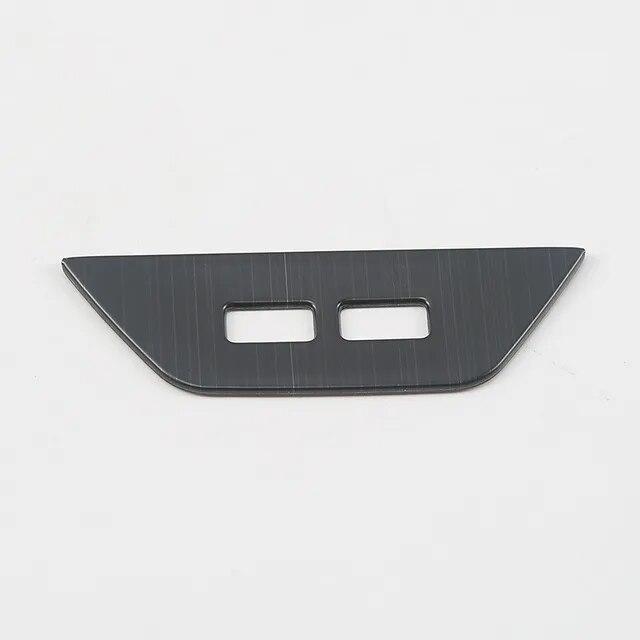 Для Volkswagen T-Roc T ROC 2017 2018 аксессуары внутренний подлокотник заднее вентиляционное отверстие крышка из нержавеющей стали накладка розетка переменного тока панель