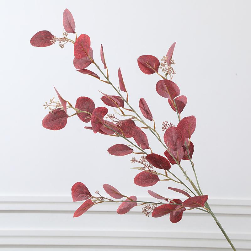 Simulation plant with fruit eucalyptus leaves, wedding theme wedding decoration, simulation plant