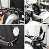 SZYUMO Мотоциклетные CNC Алюминиевые Торцевые Грузики Руля Универсальные Черные Круглые Левый и Правый Комплект Корпусные Зеркала, Зеркала, (Глянцевая модель)