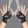 New LED Flashlight Gloves Handmade Gifts for Men Outdoor Fishing Camp Flashlight Gloves