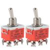 2 Pcs Motor Switch CW CCW Motor 6 Pin Toggle Switch 250V 15A