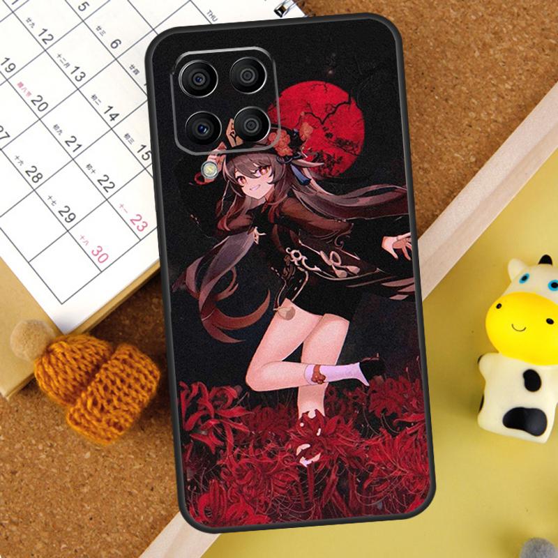 Genshin Impact Hutao Case For Samsung Galaxy M31s M30s M20 M14 M34 M54 M21 M51 M12 M32 M52 M13 M23 M33 M53 Coque