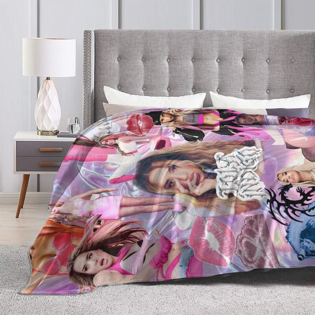 L-Lolas I-Indigos Spanish Blanket Camping Flannel Bedding Throws For Couch Bed Soft Warm Quality Bedspread Gift Idea