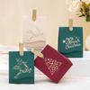 10 шт./уп. Рождественский подарок Уникальная коробка для конфет Креативная Счастливого Рождества Элегантная бумажная упаковка Олень