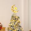 LED Christmas Tree Topper Star Moon Decoration Acrylic Xmas Ornament Energy Saving Shining Lamp Festive Home Room Decor