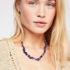 New Fashion Bohemian Jewelry Natural Stone Chokers Chips Lapis Rose Quartz Amethyst Crystal Necklaces Women Jewelry