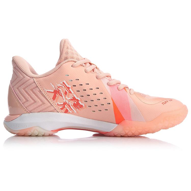 Li Ning Raid 3 Текстиль, Синтетическая Кожа Амортизация Скользкая Подошва Дышащие Низкие Бадминтонные Кроссовки Женские AYAQ012-2