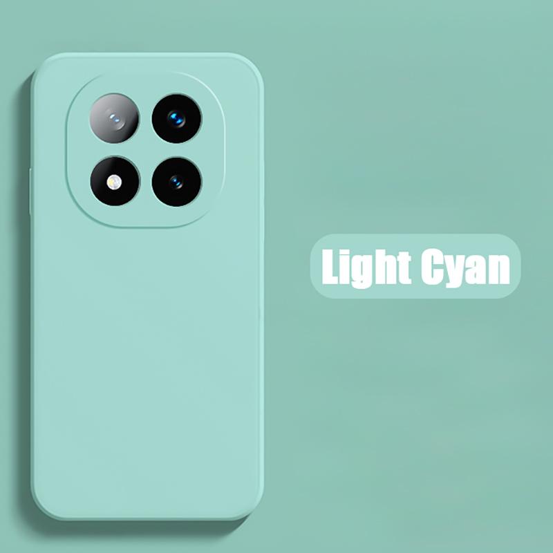 Мягкий чехол из жидкого силикона для Xiaomi Redmi Note 14 13 12 11 10 Pro Plus Redmi Note 12S 11S 10S Ударопрочный защитный чехол для телефона