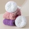 Knitted Thick Thermal Socks Patchwork Fleece Socks Women Fashion Plush Floor Socks  Winter