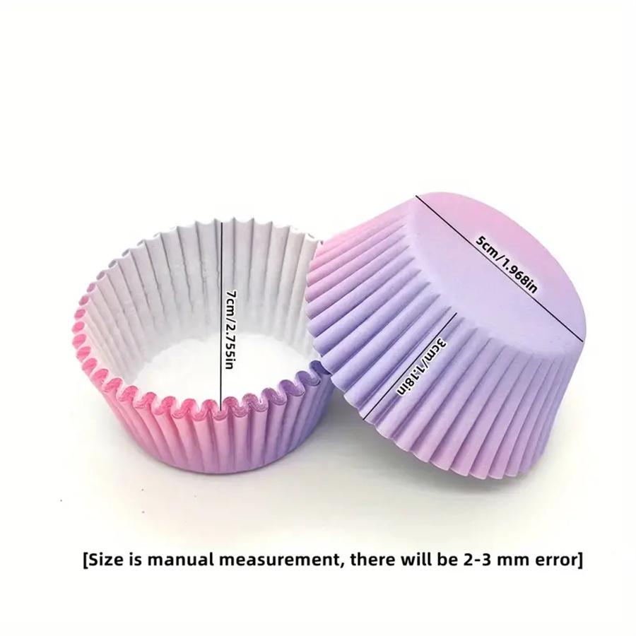100PCS Cartoon Paper Baking Cupcake Cup Liners Muffin Kitchen Accessories Tools Cups For Wedding Birthday Party Cake Decor