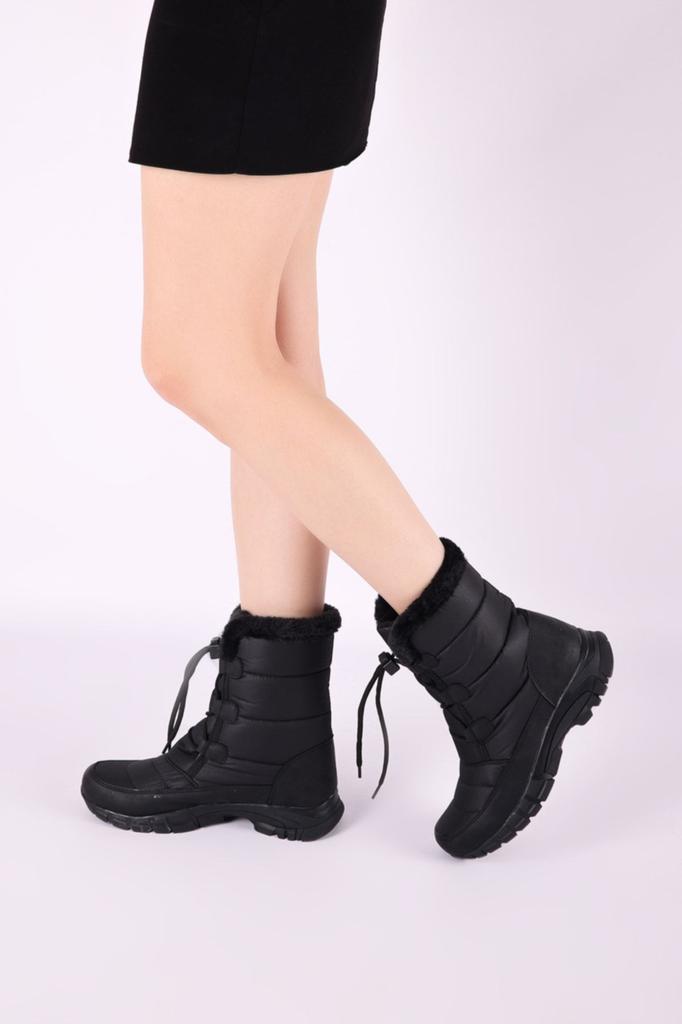 Женские современные стильные модные ботинки, зимние сапоги из искусственной кожи