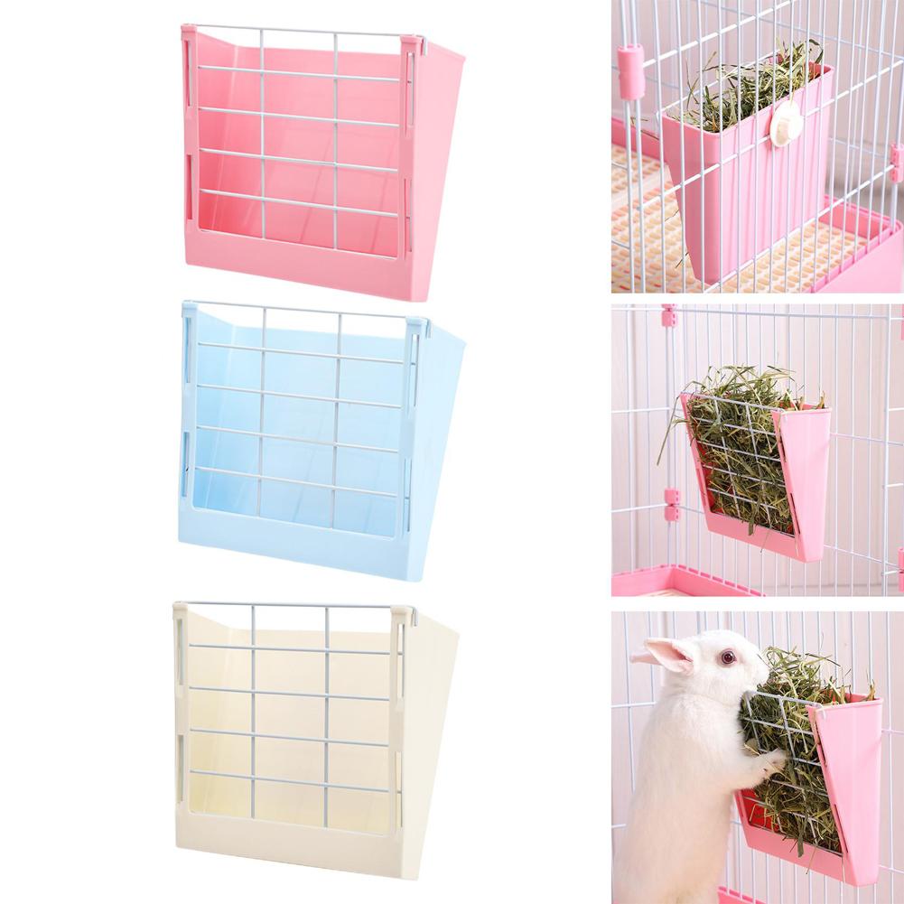 Rabbit Hay Rack Large Capacity Hay Feeder Cage Accessories For Rabbits Birds Guinea Pig Chinchilla