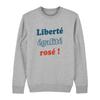 Женский свитшот - LIBERTÉ EQUALITY ROSÉ