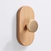 Wood Black Walnut Hook Modern Minimalist Coat Hook Closet Hanger Towel Hook Wall Organizer Hook Decorative For Home Kitchen