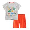 Children's Summer New Short Sleeve Set for Kids, Boys' Two-Piece Short Sleeve and Shorts Set
