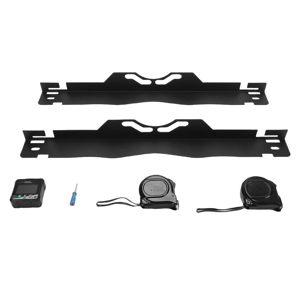 Wheel Alignment Tool Kit Accurate Measurement Automotive Toe Alignment Tool Plate with 2 Tape Measures 1 Digital Angle