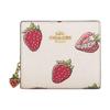 New Snap Wallet Coated Canvas Bag Wallet Mini Women's Chalk & Multicolor CAP18-IMCAH