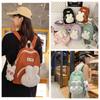 Cute Bunny Cartoon Backpack New Outing Doll Small Backpack Light Primary School Bag Girl