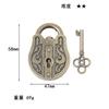 Puzzle Zinc Alloy Intelligence Unlocking Ring Unlocking Set, Nine-Link Educational Toy, Kong Ming Luban Lock Mechanism Box