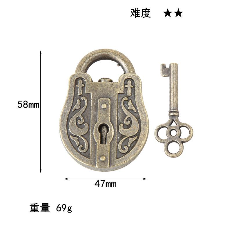 Puzzle Zinc Alloy Intelligence Unlocking Ring Unlocking Set, Nine-Link Educational Toy, Kong Ming Luban Lock Mechanism Box