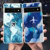 Чехол для телефона Google Pixel 9 8 7 6 9A 8A 7A 6A 5 4 5A 4A 3A Pro XL Мягкий прозрачный корпус TPU Покрытие Самолет Самолет Самолет