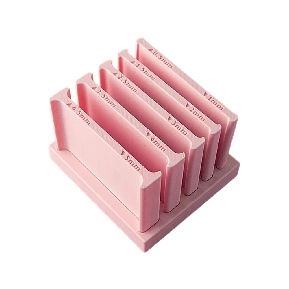 5Pcs Clay Thickness Guide Set With U-Shaped Strip Maker Multi-Size Plastic Shaper For Polymer Clay Making DIY Pottery Handcraft