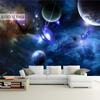 3D фреска звездного неба Вселенная Космическая планета фото обои для гостиной спальни настенная роспись украшения дома