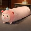 Мягкая милая фрукт, животное, цилиндрическая длинная подушка, милый кролик-редис, динозавр, кукла, девочка, кровать, спящая, держащая кукольную подушку