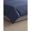 Parure de lit - 1 housse de couette 140 x 200 cm + 1 taie d'oreiller 60 x 60 cm - 100% coton renforcé - Bleu