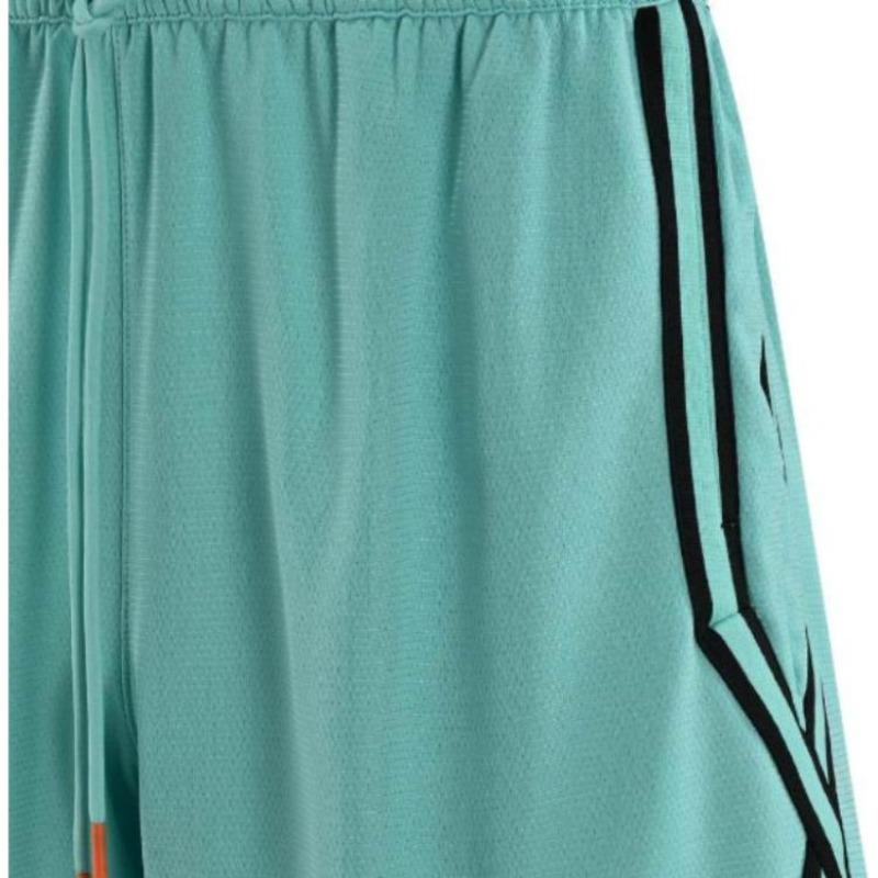 Nike Женские шорты Dri-Fit Wnba Striped Color Block Quick-Dry Split Hem Drawstring Shorts Mint-Green DR5645-305