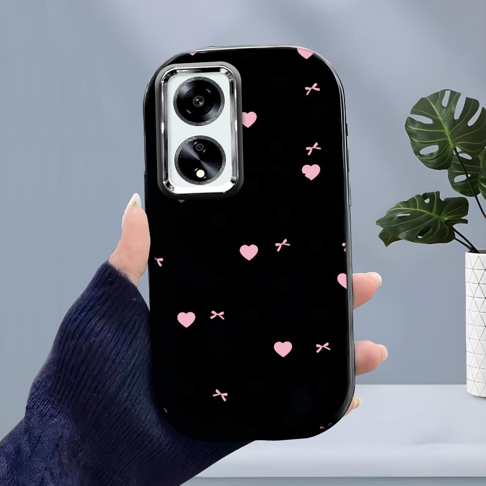 Solid Color Silver Edge Lens Soft Liquid Silicone Shockproof Phone Case for iPhone Samsung Huawei Honor Xiaomi Redmi OPPO Realme Vivo Infinix Tecno