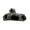 Fish Tank Hideout Aquarium Decoration, Turtle Basking Cave, Hollow Tree Trunk, Accessories for