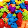 Counting Sorting Game Animal Puzzle Toy Educational Color Sorting Bowl Toy  Children'S Gift