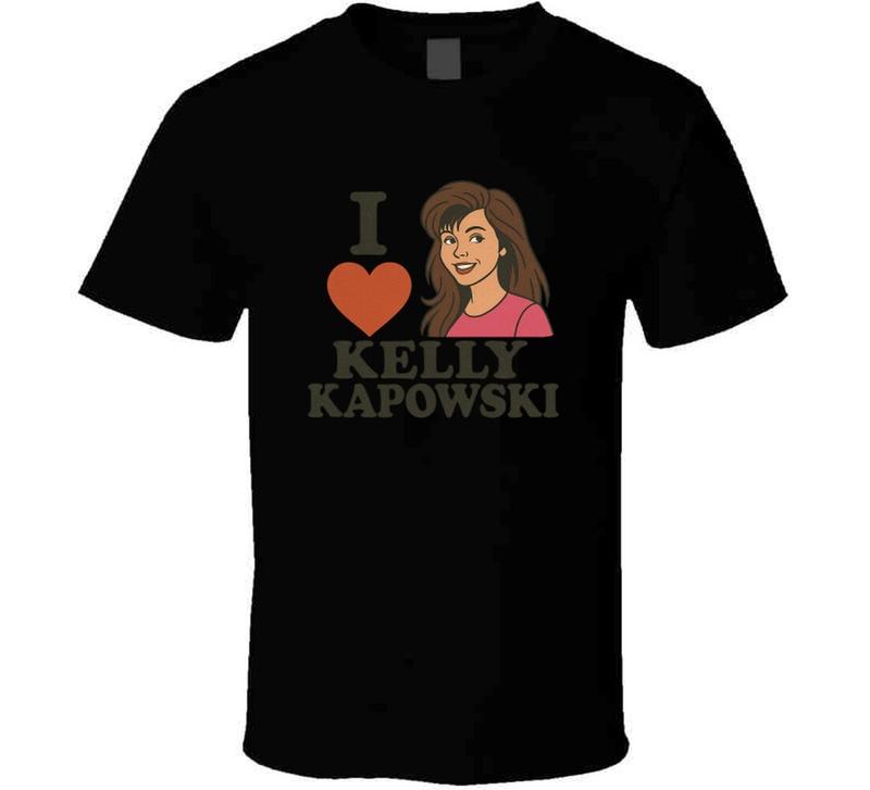 Kelly Kapowski Saved By The Bell I Love Kelly Retro Funny Unisex T-Shirt