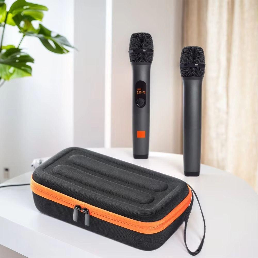 Ударопрочный чехол для переноски Портативная коробка для хранения для беспроводных микрофонов JBL для путешествий