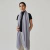 Four Seasons Available Women'S 100% Wool Scarf Ultra Slim Water Soluble Yarn Premium Square Scarf Simple And Versatile Shawl