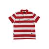 Sportswear Swoosh Striped Short Sleeve Polo Shirt Men Tops Red White CJ4910-657